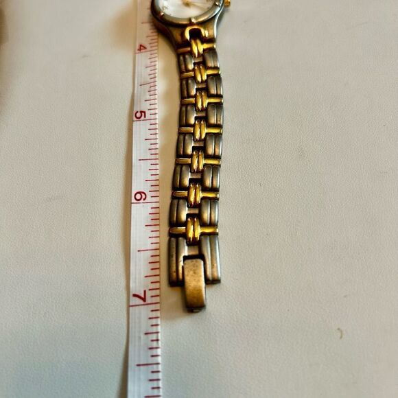 EUC Anne Klein II Gold and Silver Two-Tone Watch - Picture 2 of 4